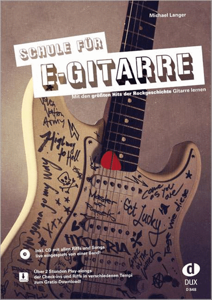 Schule für E-Gitarre Guitar scores gallery preview page 1