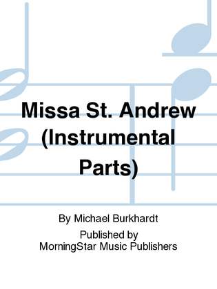 Book cover for Missa St. Andrew (Instrumental Parts)