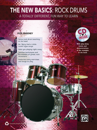 Book cover for The New Basics -- Rock Drums