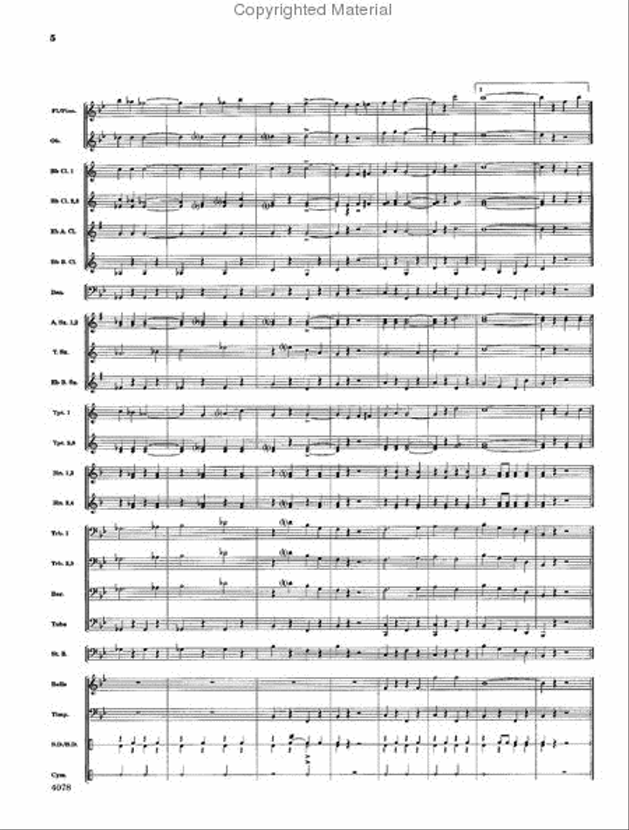 Valley Forge Concert Band scores gallery preview page 5