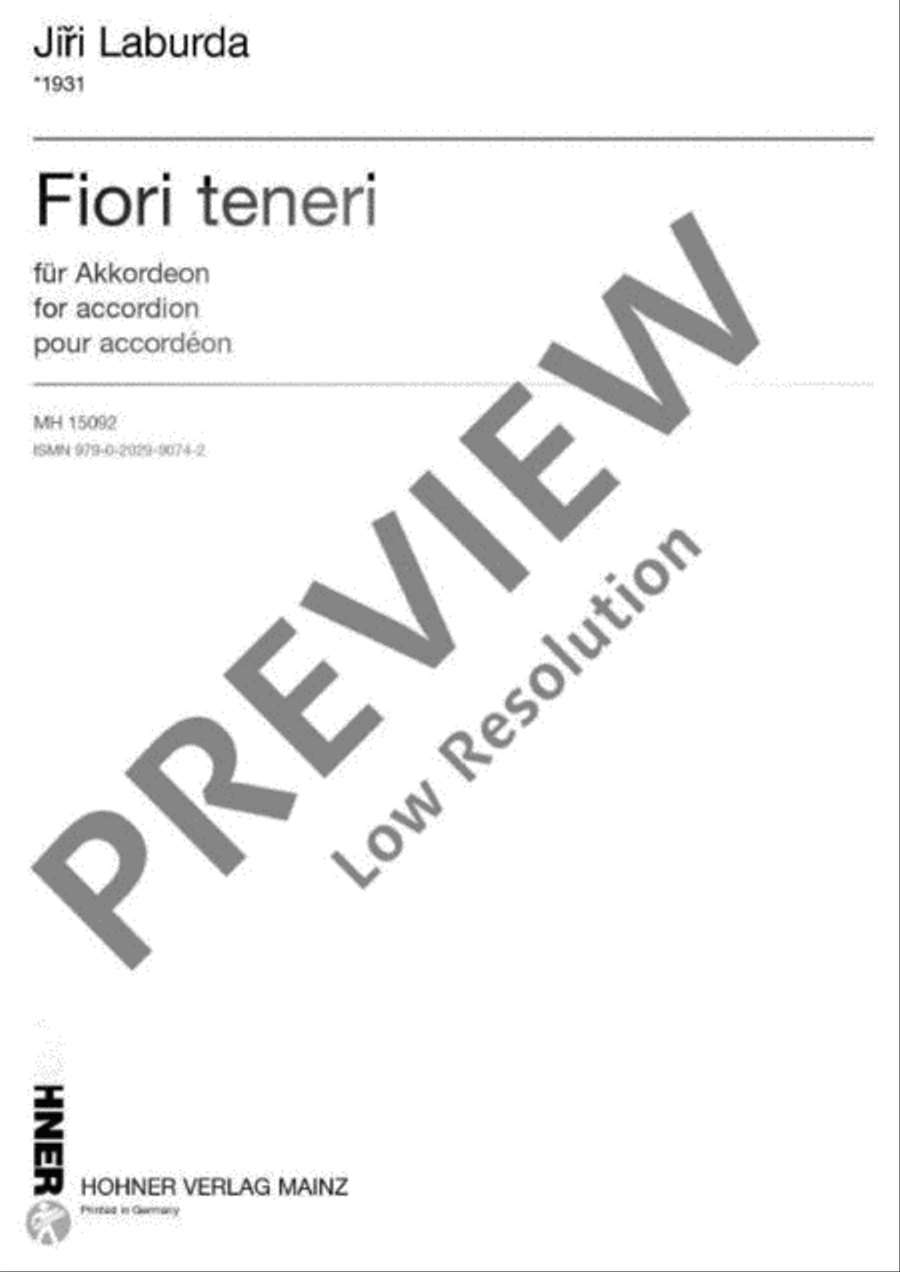 Fiori teneri Accordion scores gallery preview page 2