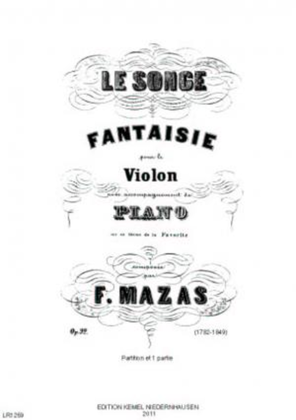 Book cover for Le songe