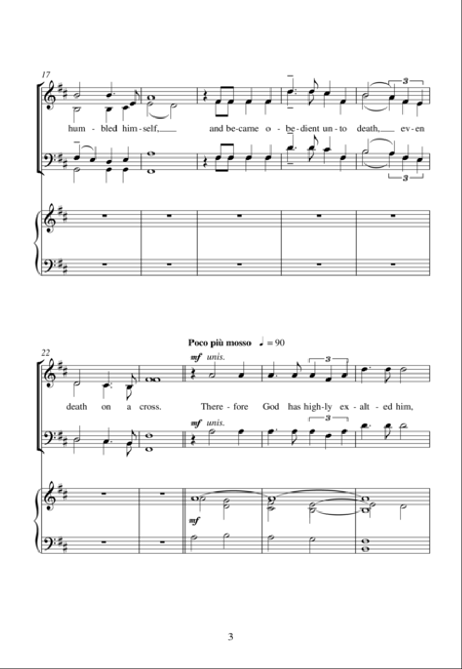 The Song of Christ's Glory 4-Part scores gallery preview page 4