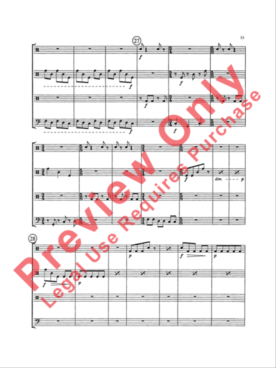 Triptych Percussion Ensemble scores gallery preview page 16