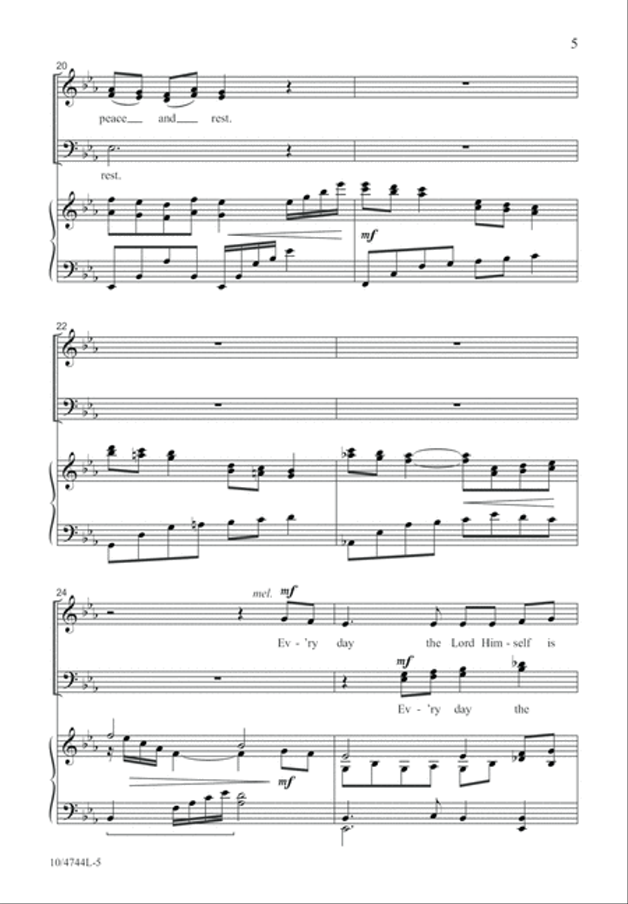 Day by Day 4-Part scores gallery preview page 5