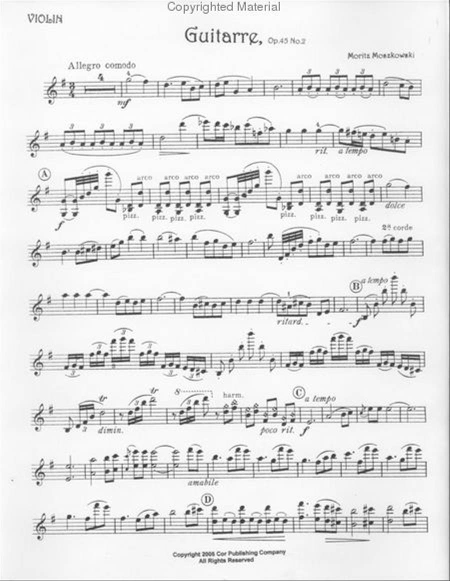 Guitarre Guitarre Violin Solo scores gallery preview page 2