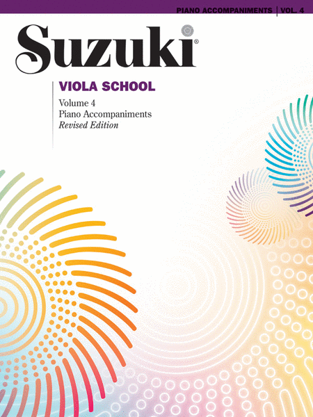 Suzuki Viola School Piano Accompaniment. Volume 4