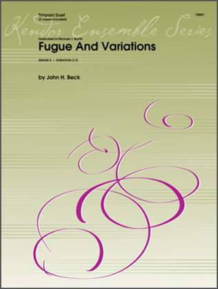 Book cover for Fugue And Variations