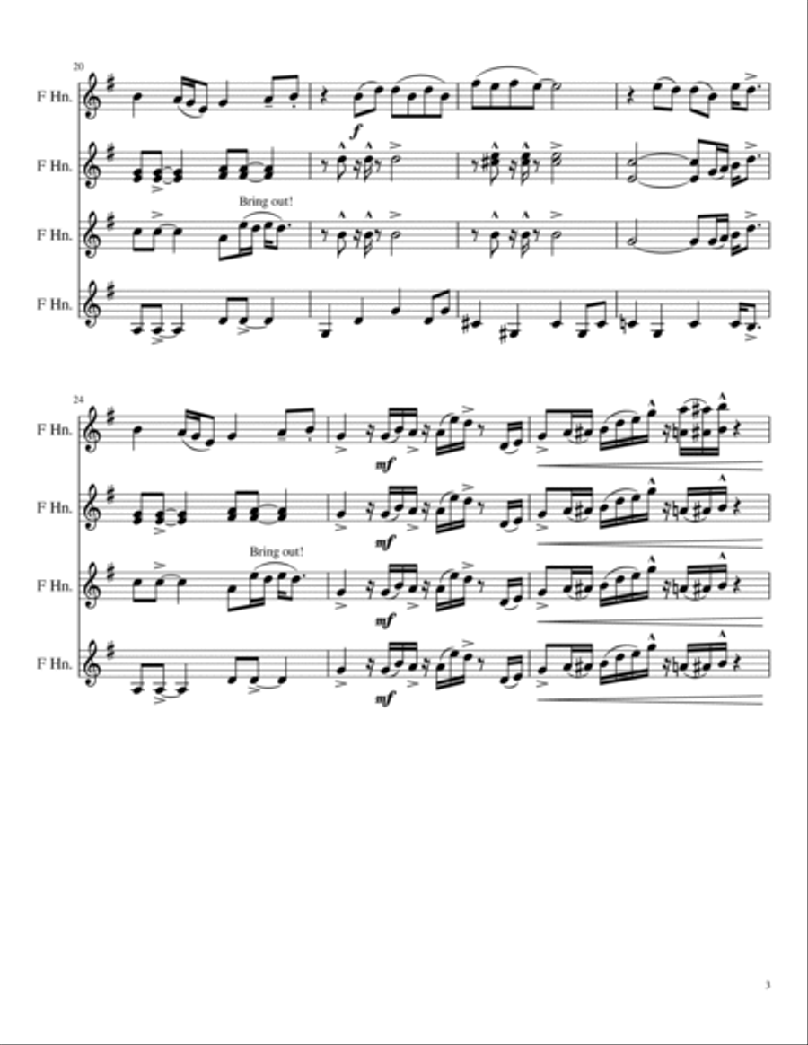 Sir Duke Brass Ensemble scores gallery preview page 3