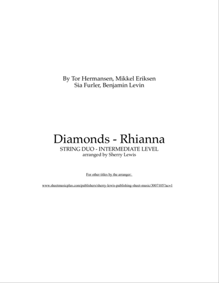 Diamonds String Duet scores gallery preview page 2