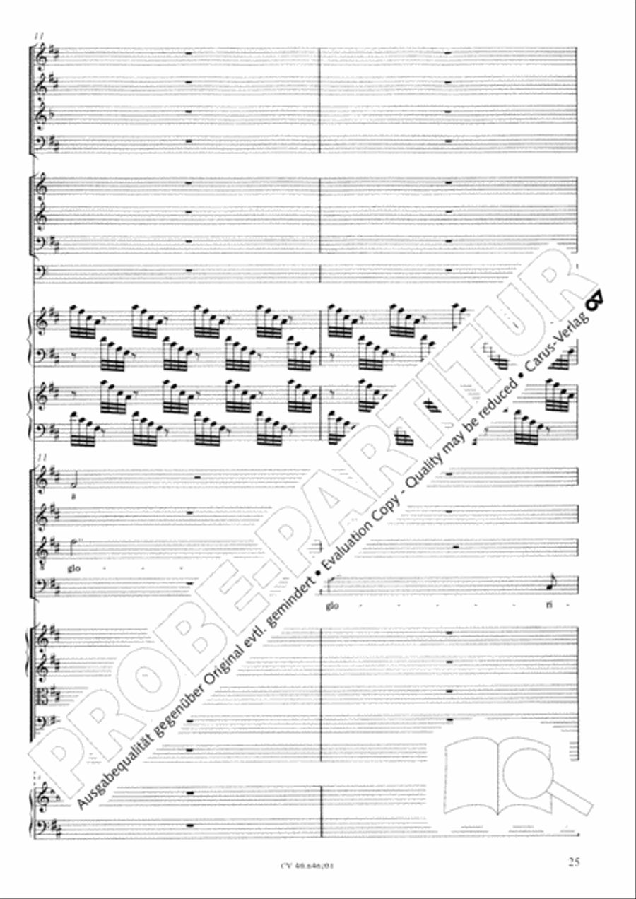 Mass in A Major (2 versions) STB scores gallery preview page 36