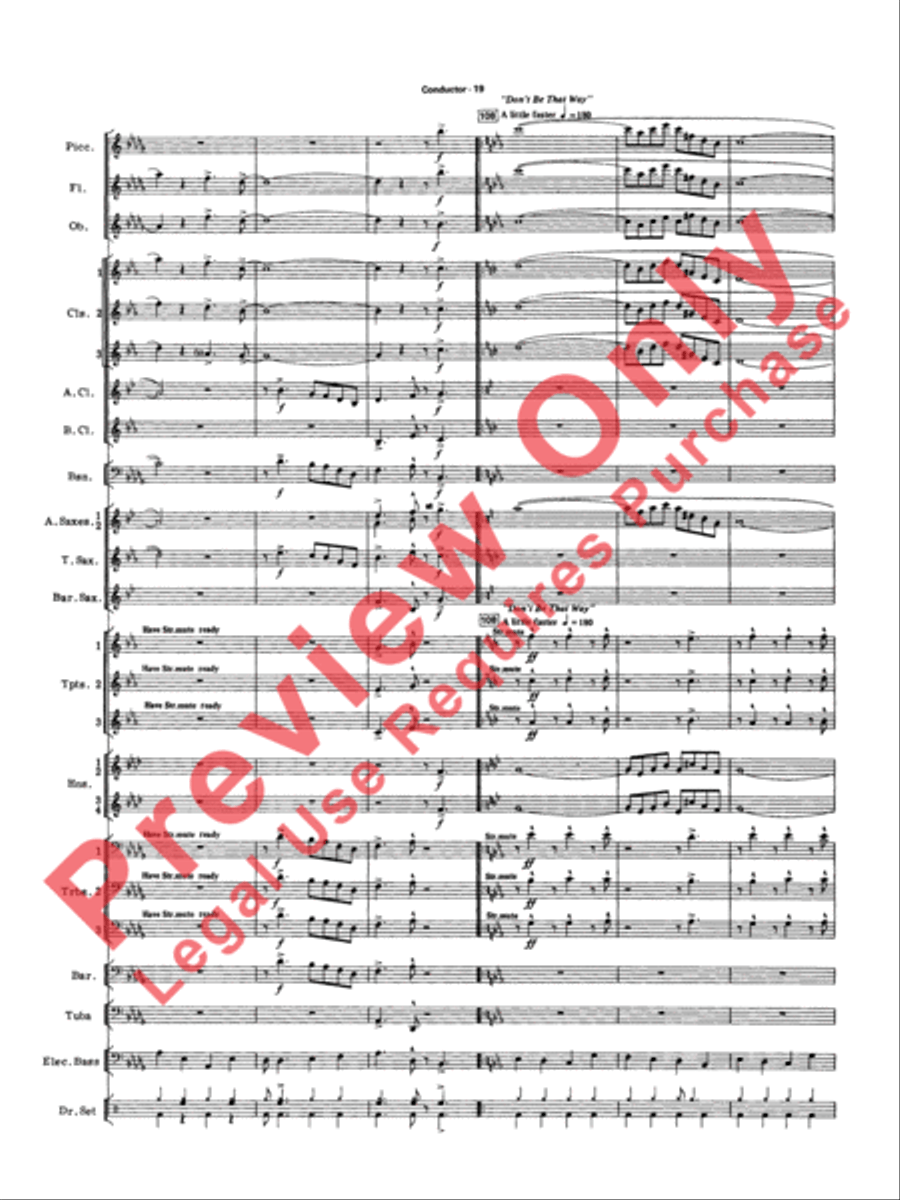 Big Band Spectacular Concert Band scores gallery preview page 22