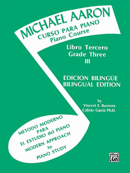 Michael Aaron Piano Course (Curso Para Piano): Spanish and English Edition, Book 3
