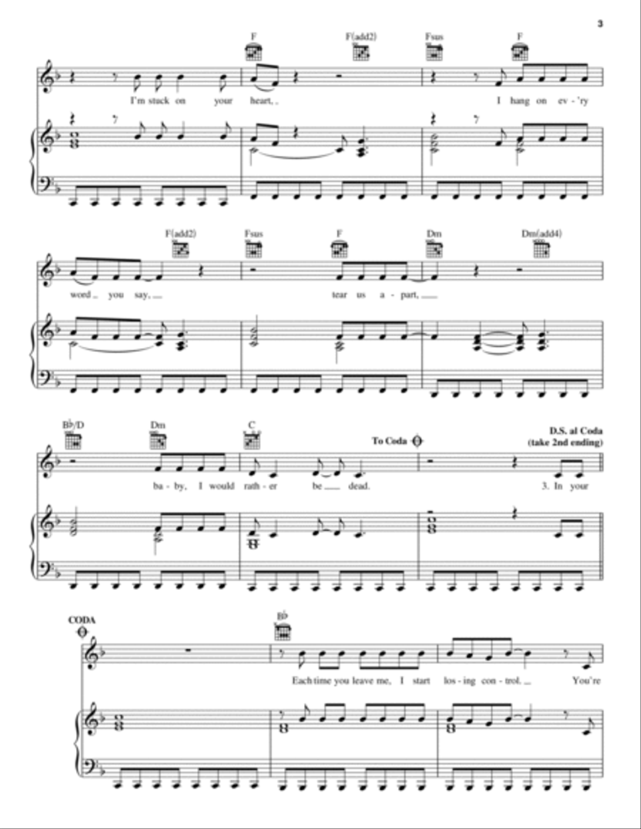 Simply The Best by Tina Turner Guitar Digital Sheet Music