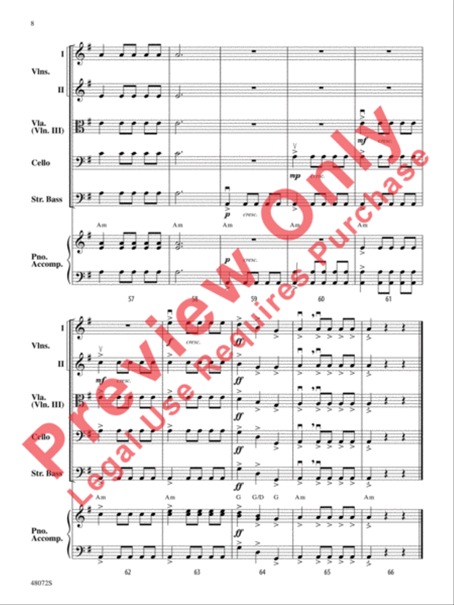 King Dorian's Court String Orchestra scores gallery preview page 9
