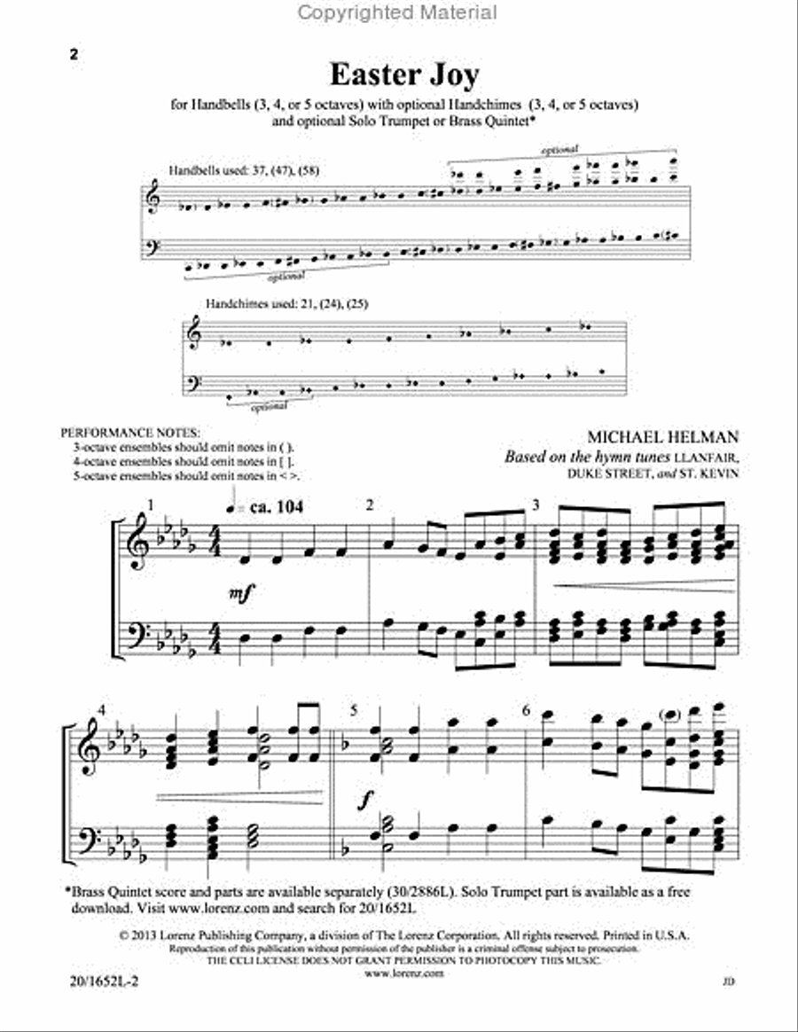 Easter Joy Easter Joy 5-Octaves scores gallery preview page 2