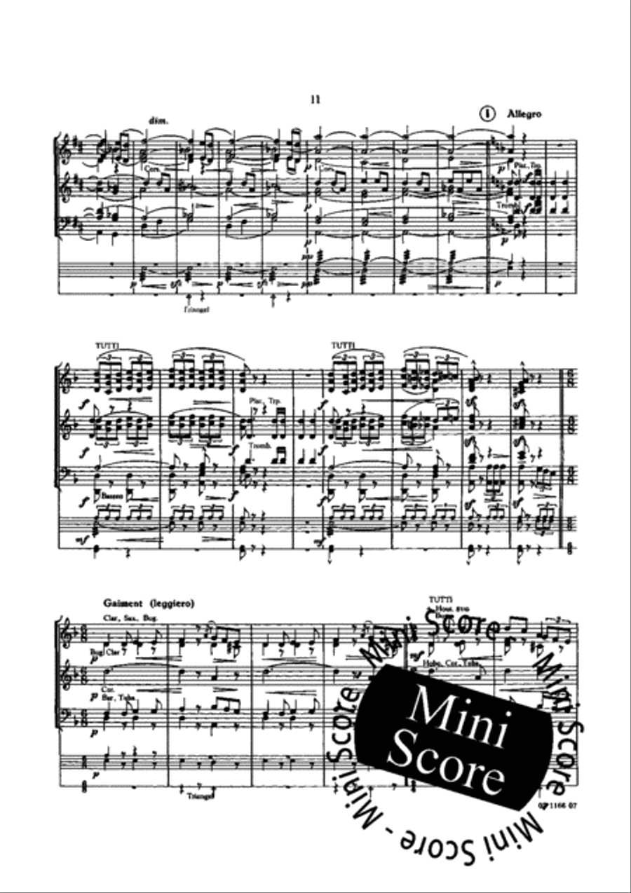Kleine Suite voor Blaasorkest Concert Band scores gallery preview page 14