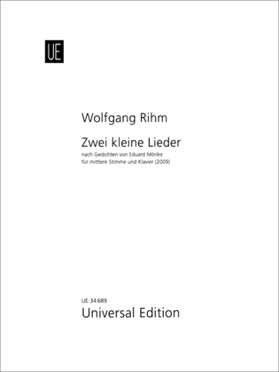 Book cover for Zwei Kleine Lieder