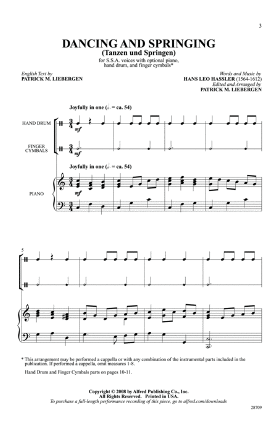 Dancing and Springing Women's Choir scores gallery preview page 2