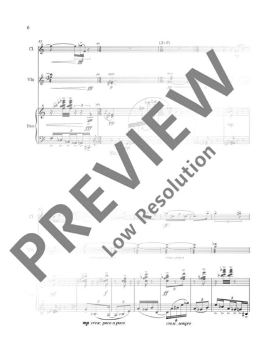 Cautionary Tales Clarinet scores gallery preview page 11