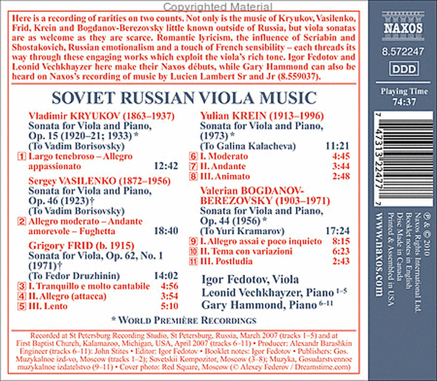 Soviet Russian Viola Music image number null