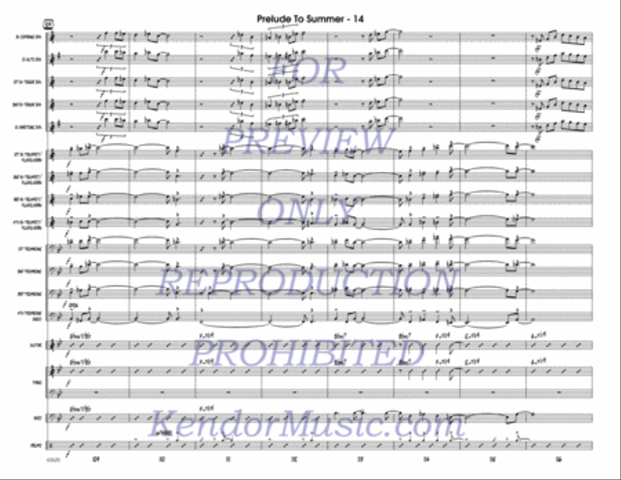 Prelude To Summer Choir scores gallery preview page 15