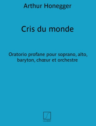 Cris Du Monde Chant-Piano Reduction