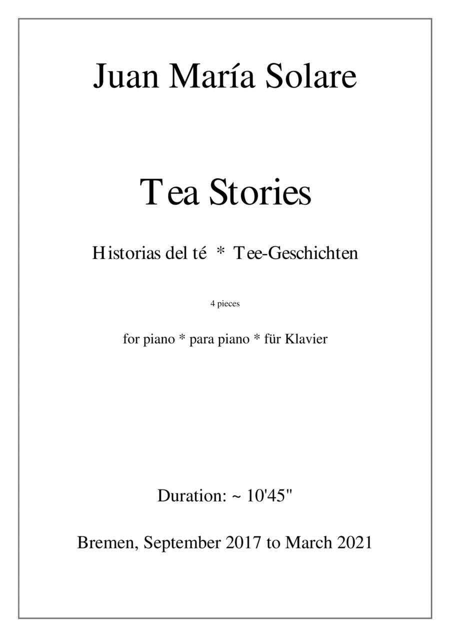 Tea Stories [piano 4 hands] Piano Method scores gallery preview page 1