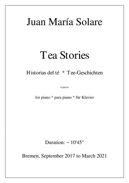 Tea Stories [piano 4 hands]