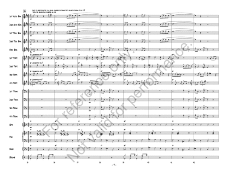 Free Range Trumpets Jazz Ensemble scores gallery preview page 6