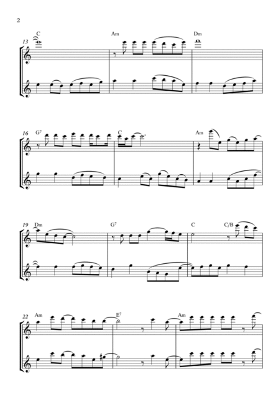 Flowers Woodwind Duet scores gallery preview page 2
