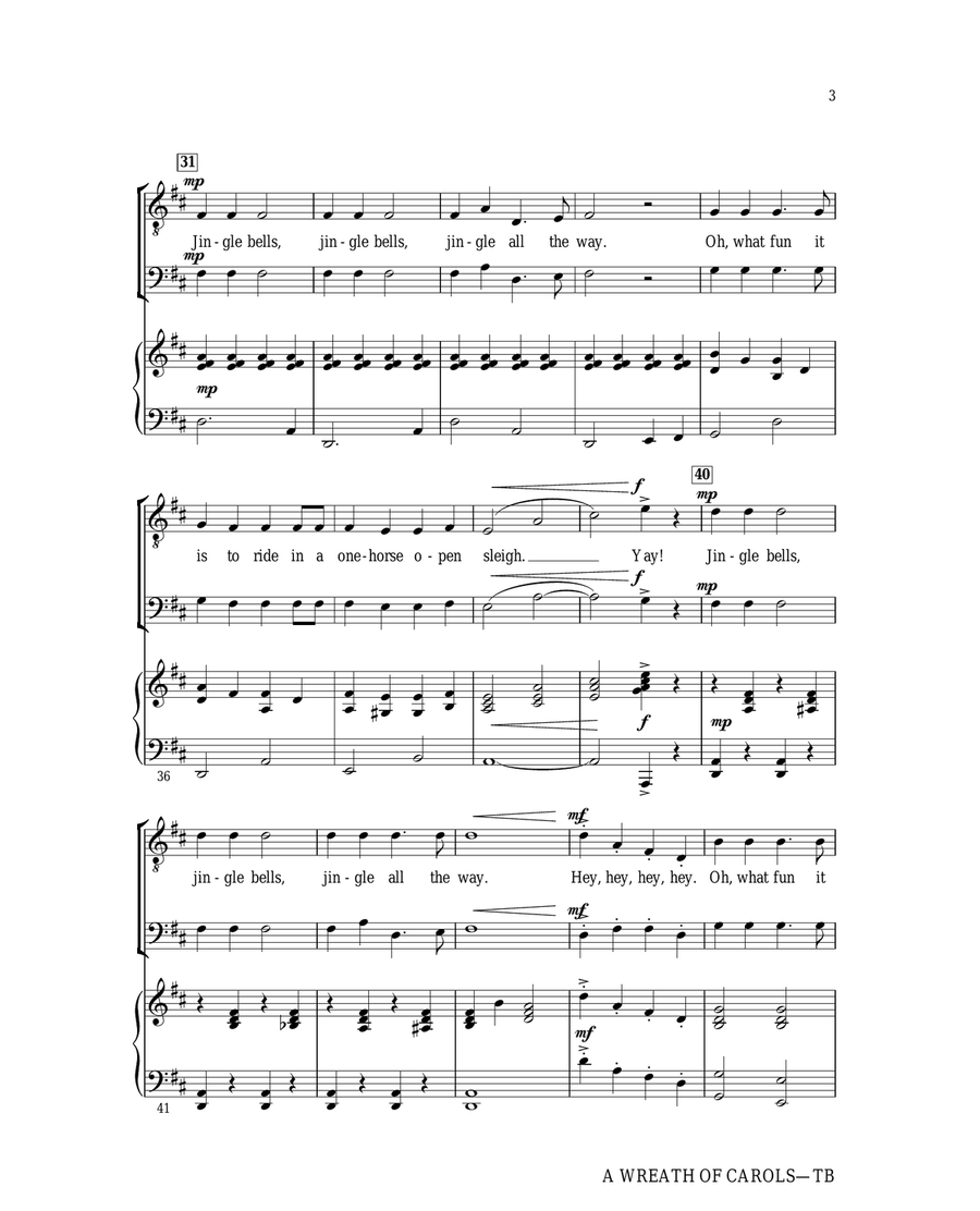 A Wreath Of Carols TB scores gallery preview page 3