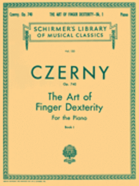 Art of Finger Dexterity, Op. 740 - Book 1