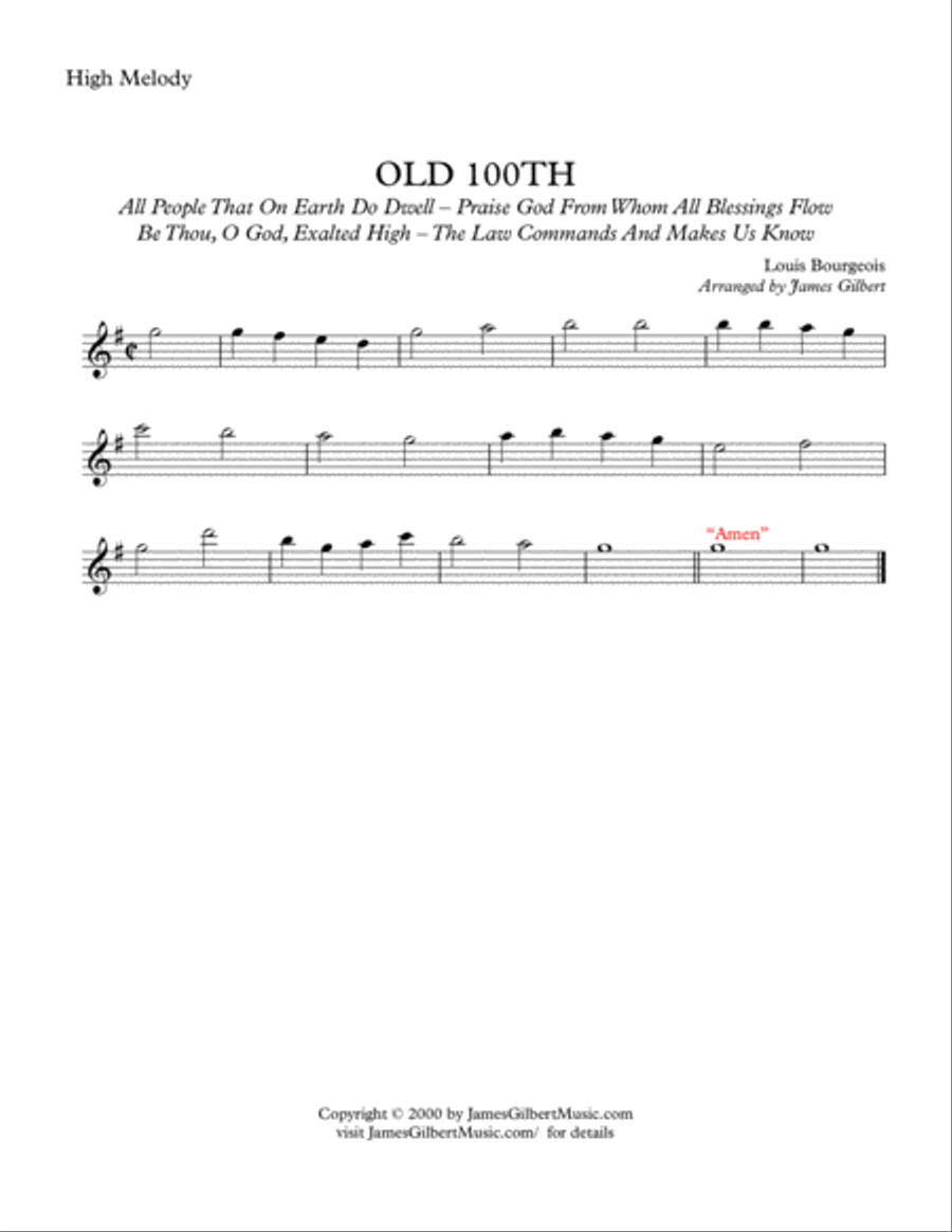 OLD 100TH Small Ensemble scores gallery preview page 2