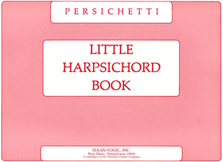 Book cover for Little Harpsichord Book