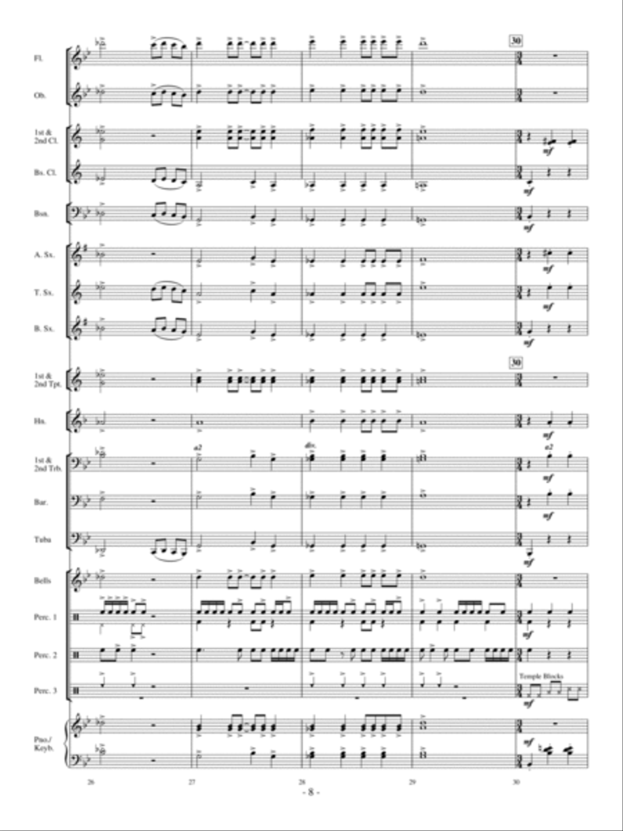 Ghost In The Attic Concert Band scores gallery preview page 7