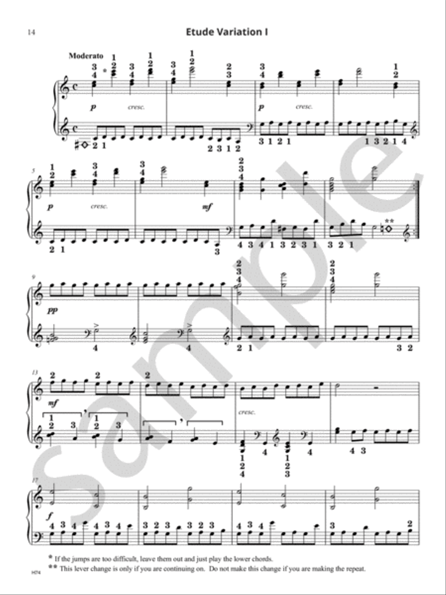 Bochsa Revisited - 40 Easy Etudes, Op. 318 - Vol I Harp scores gallery preview page 7
