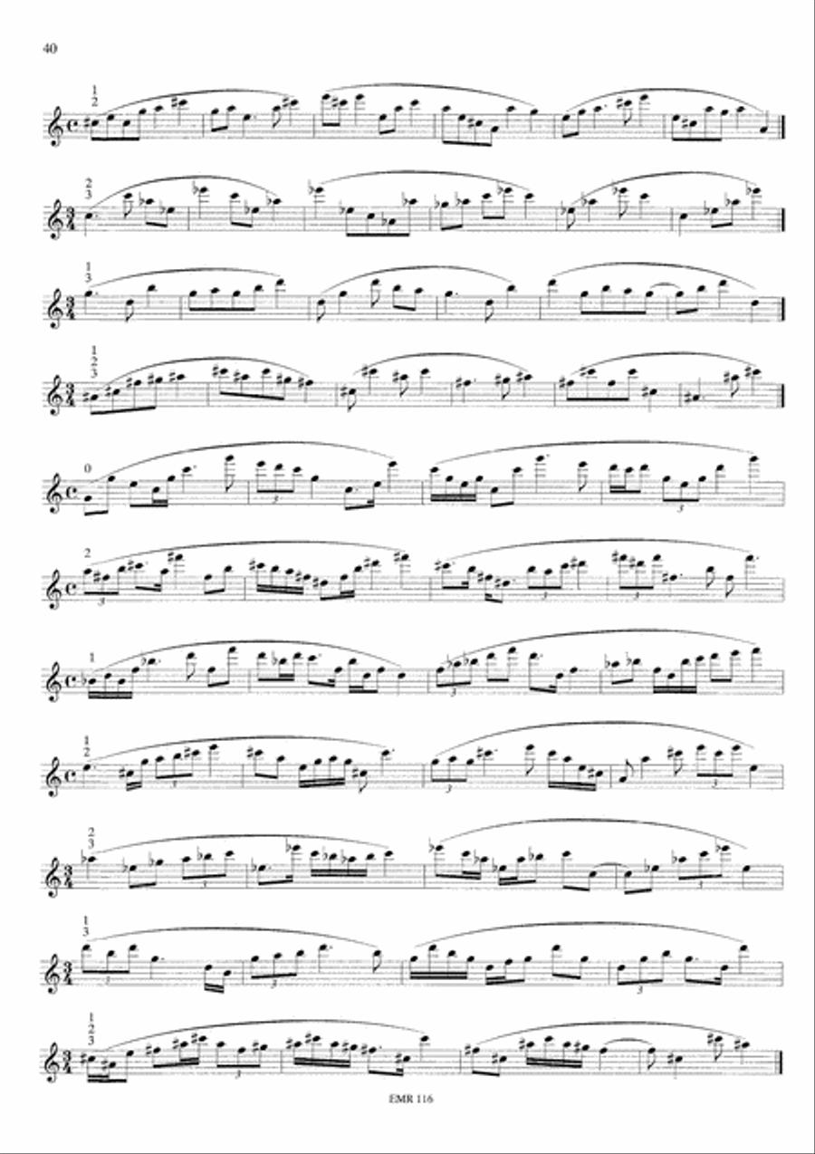 Die Flexibilitat / La Souplesse / Flexibility Cornet scores gallery preview page 16