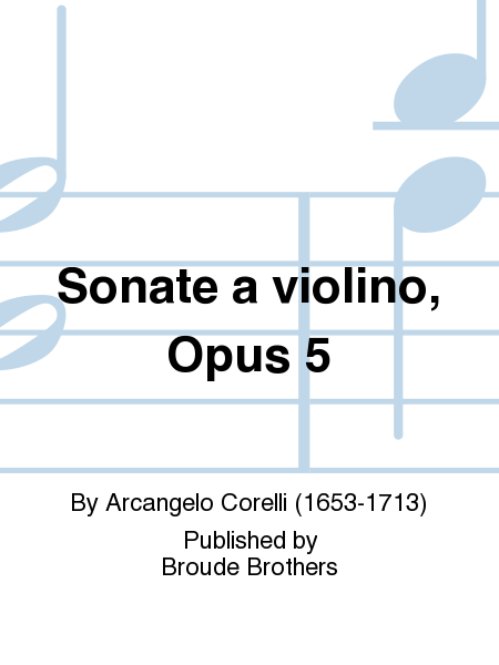 Sonate a violino Opus 5. PF 231