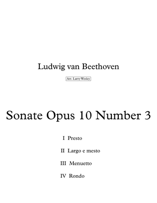 Sonate Opus 10 Number 3