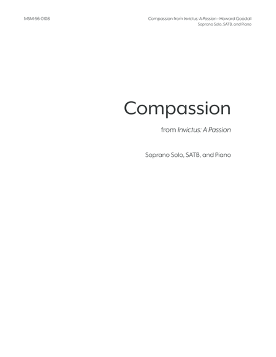 Compassion from Invictus: A Passion 4-Part scores gallery preview page 2