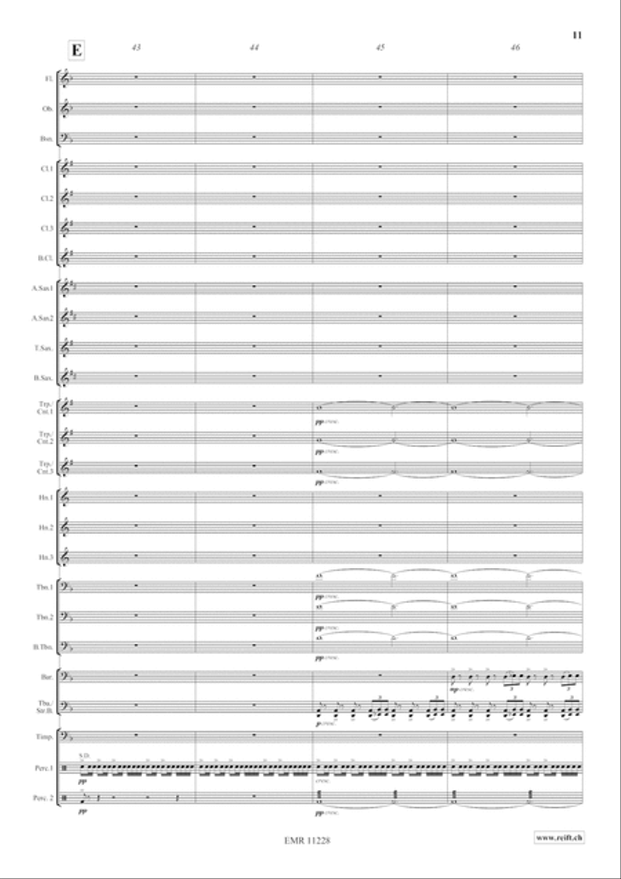 Clouds Concert Band scores gallery preview page 13