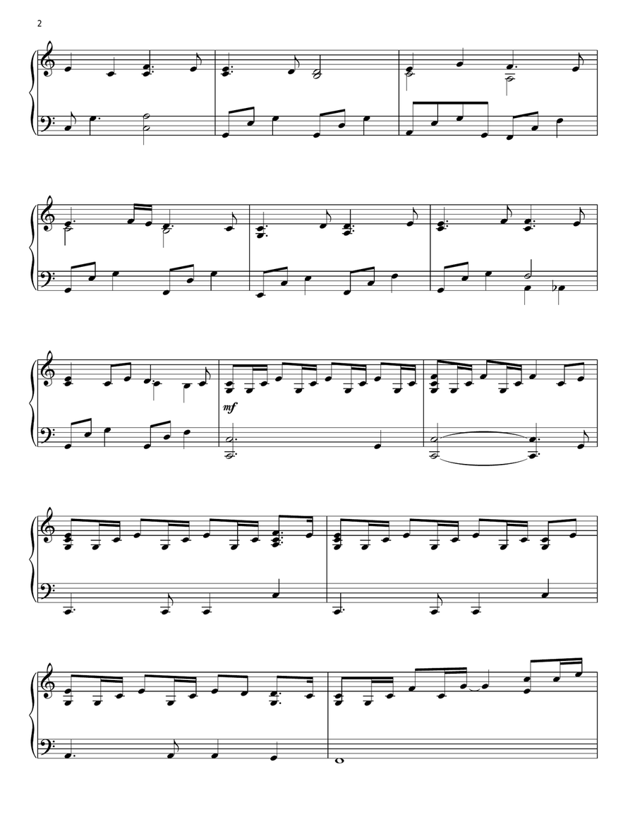 Lord, I Need You Piano Solo scores gallery preview page 2