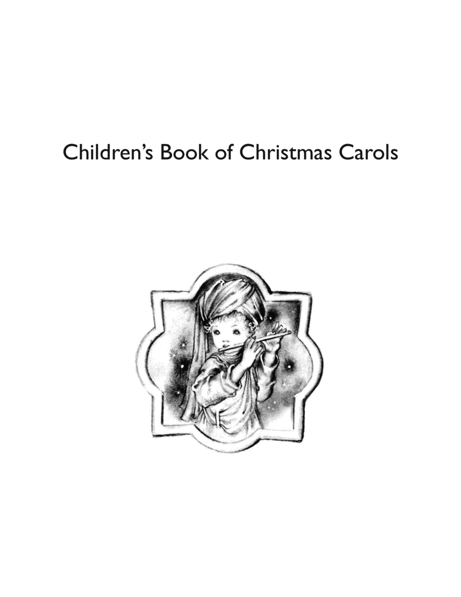 Children's Book of Christmas Carols Piano, Vocal, Guitar scores gallery preview page 1