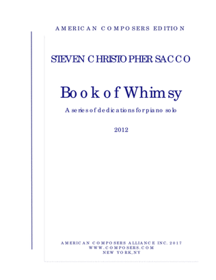 Book cover for [Sacco] Book of Whimsy