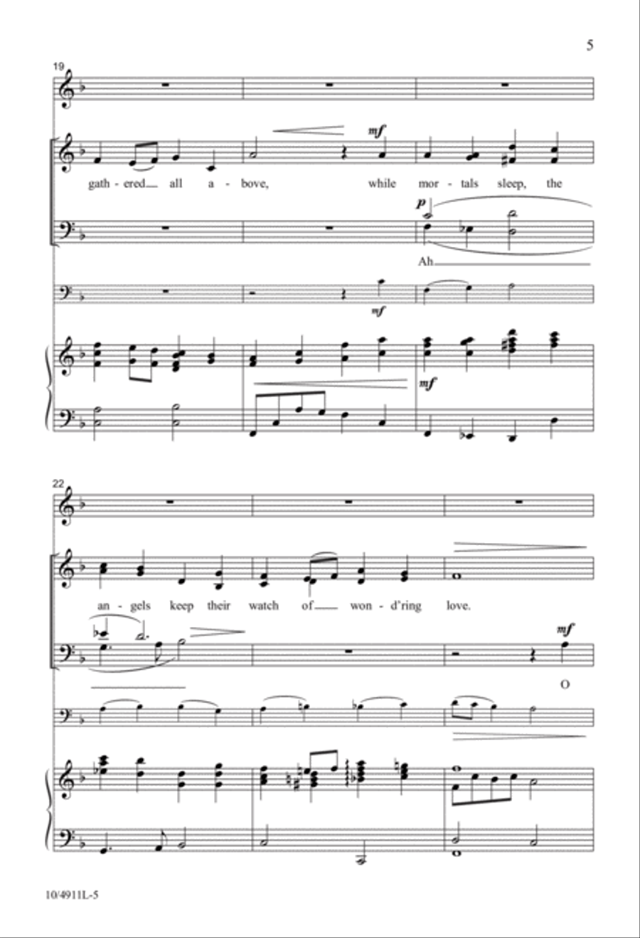 Once in Royal Bethlehem Once in Royal Bethlehem 4-Part scores gallery preview page 5