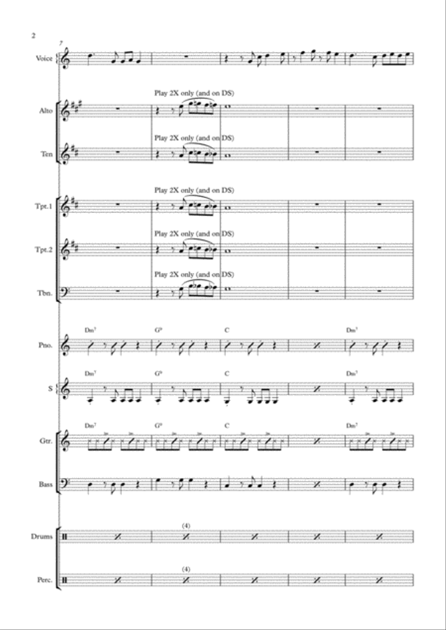 It's Not Unusual Saxophone scores gallery preview page 2