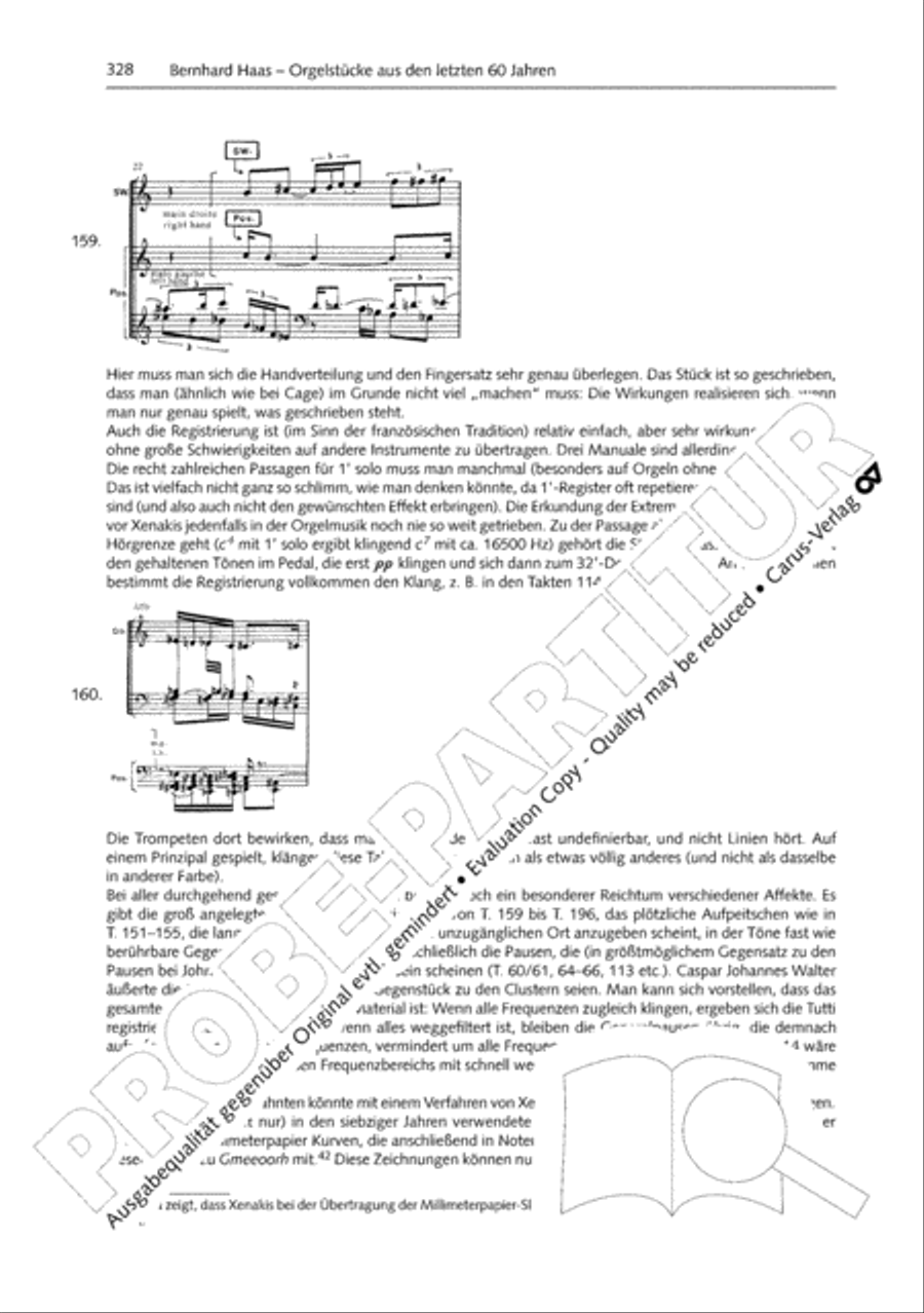 Orgelschule zur historischen Auffuhrungspraxis Organ Solo scores gallery preview page 329
