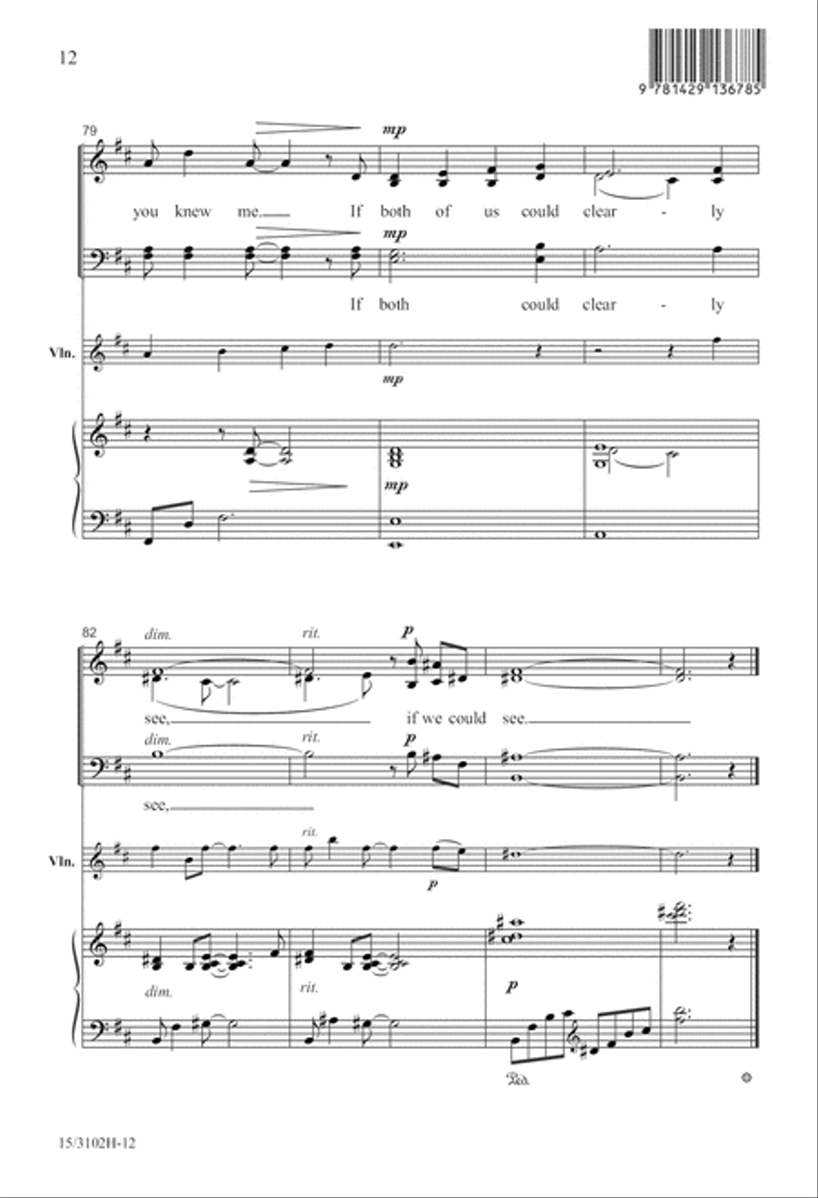 If I Knew You 4-Part scores gallery preview page 13