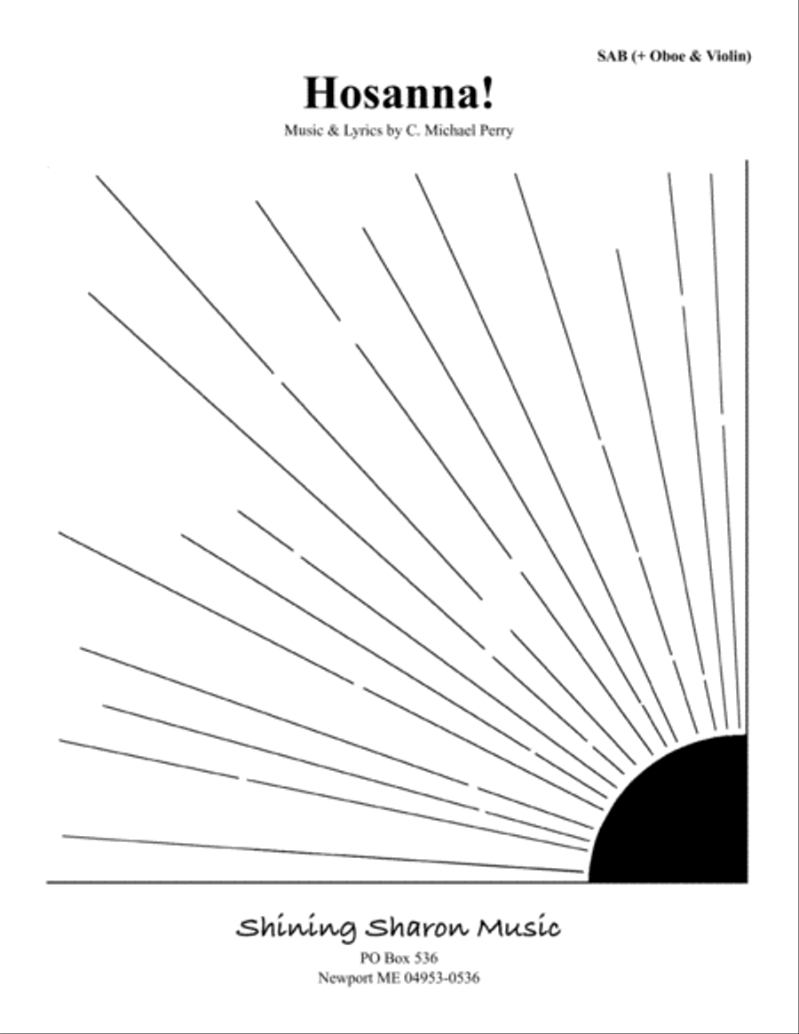 Hosanna (Full Score & Parts) Chamber Orchestra scores gallery preview page 1
